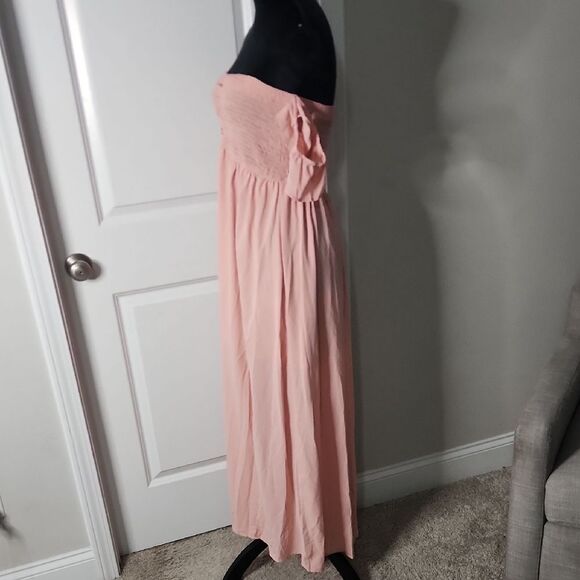 Pink Off-Shoulder Dress - Picture 2 of 7